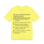 Black Swan Event Emergency Preparedness T-shirt