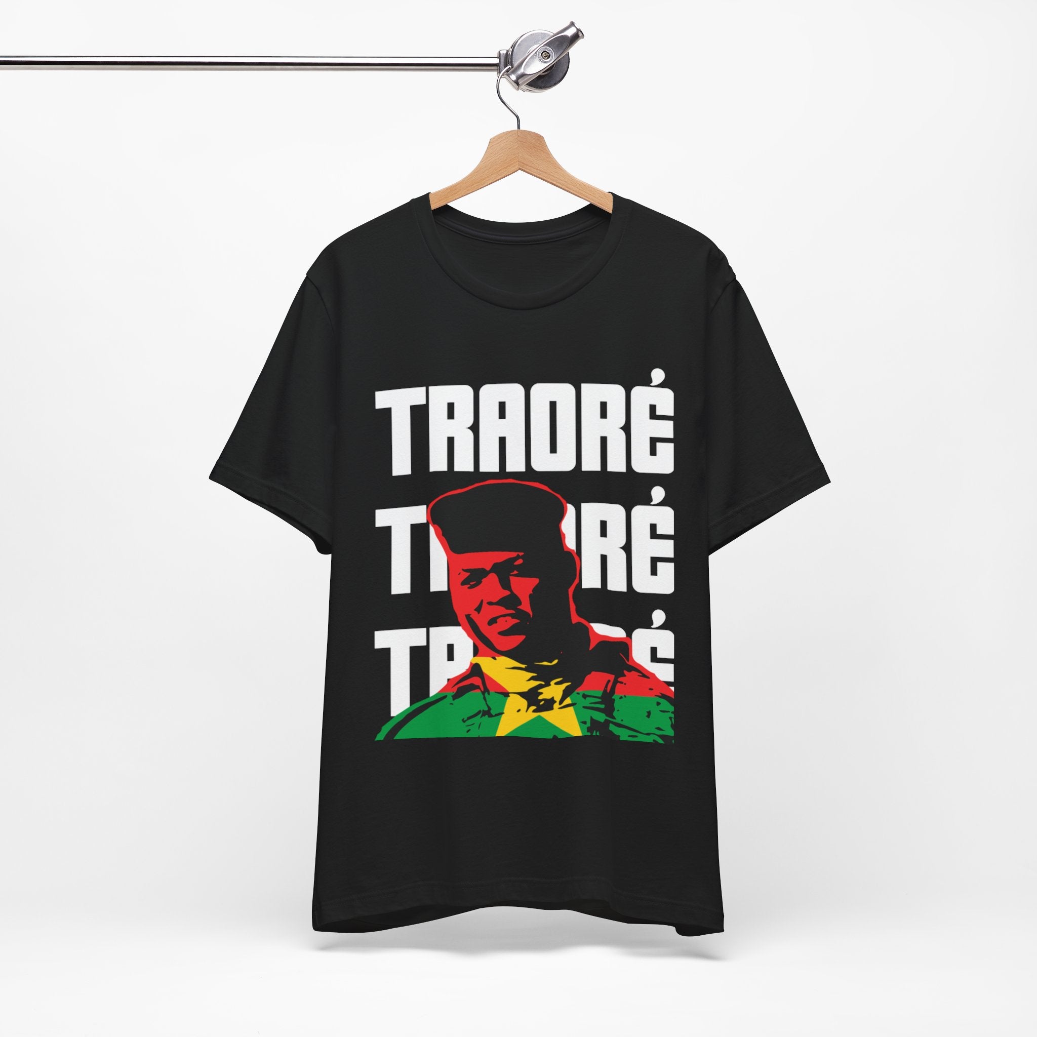 Ibrahim Traore/Burkina Faso Flag T-shirt Fashion Tee