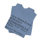 Black Swan Event Emergency Preparedness T-shirt