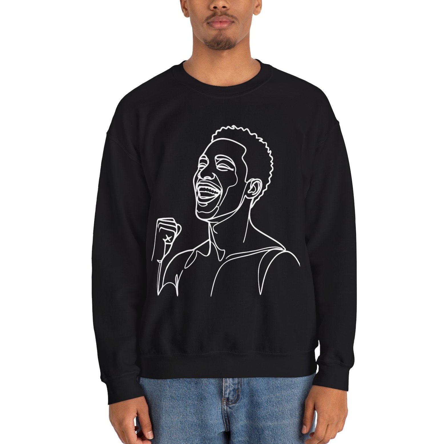 BLACK MAN SMILE Sweatshirt.