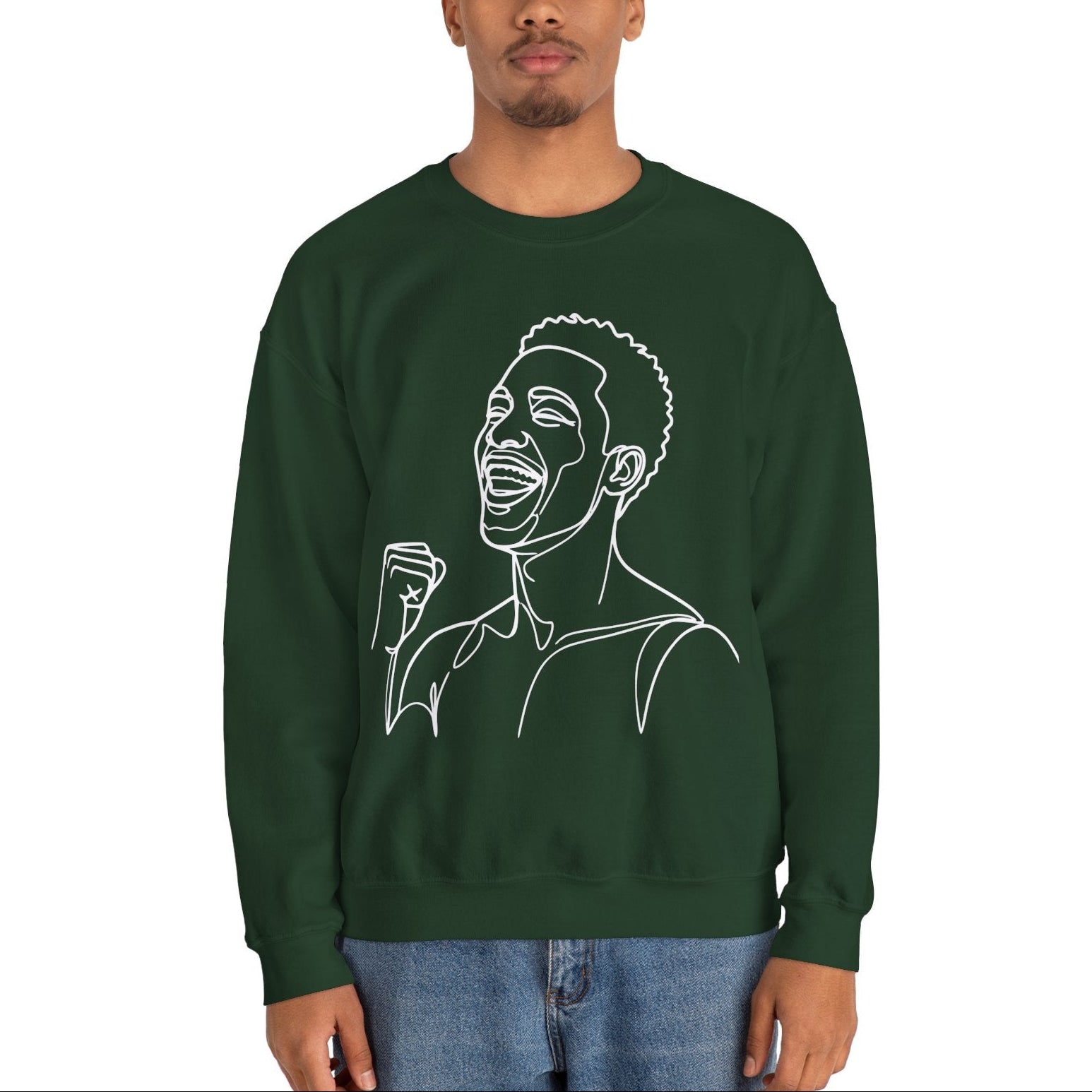 BLACK MAN SMILE Sweatshirt.