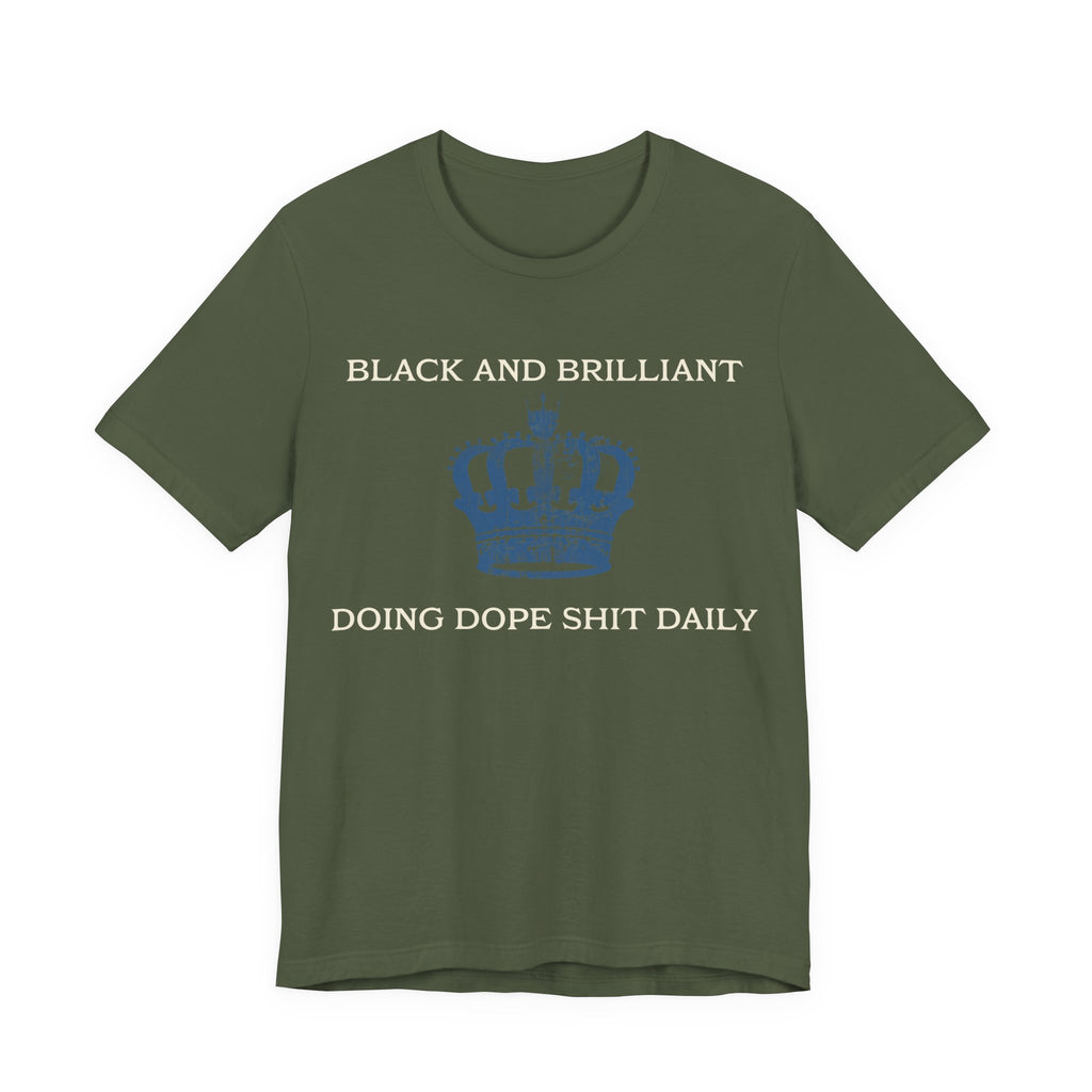 BLACK AND BRILLIANT T-shirt