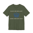 BLACK AND BRILLIANT T-shirt