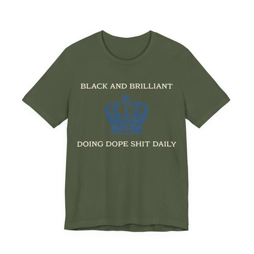 BLACK AND BRILLIANT T-shirt