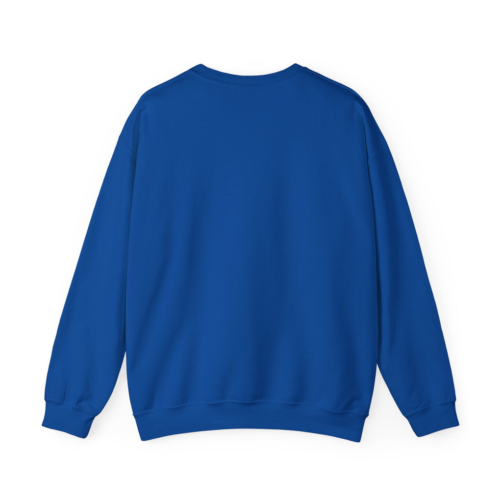 Royal Blue and White- I SUPPORT BLACK MEN PERIOD Sweatshirt.