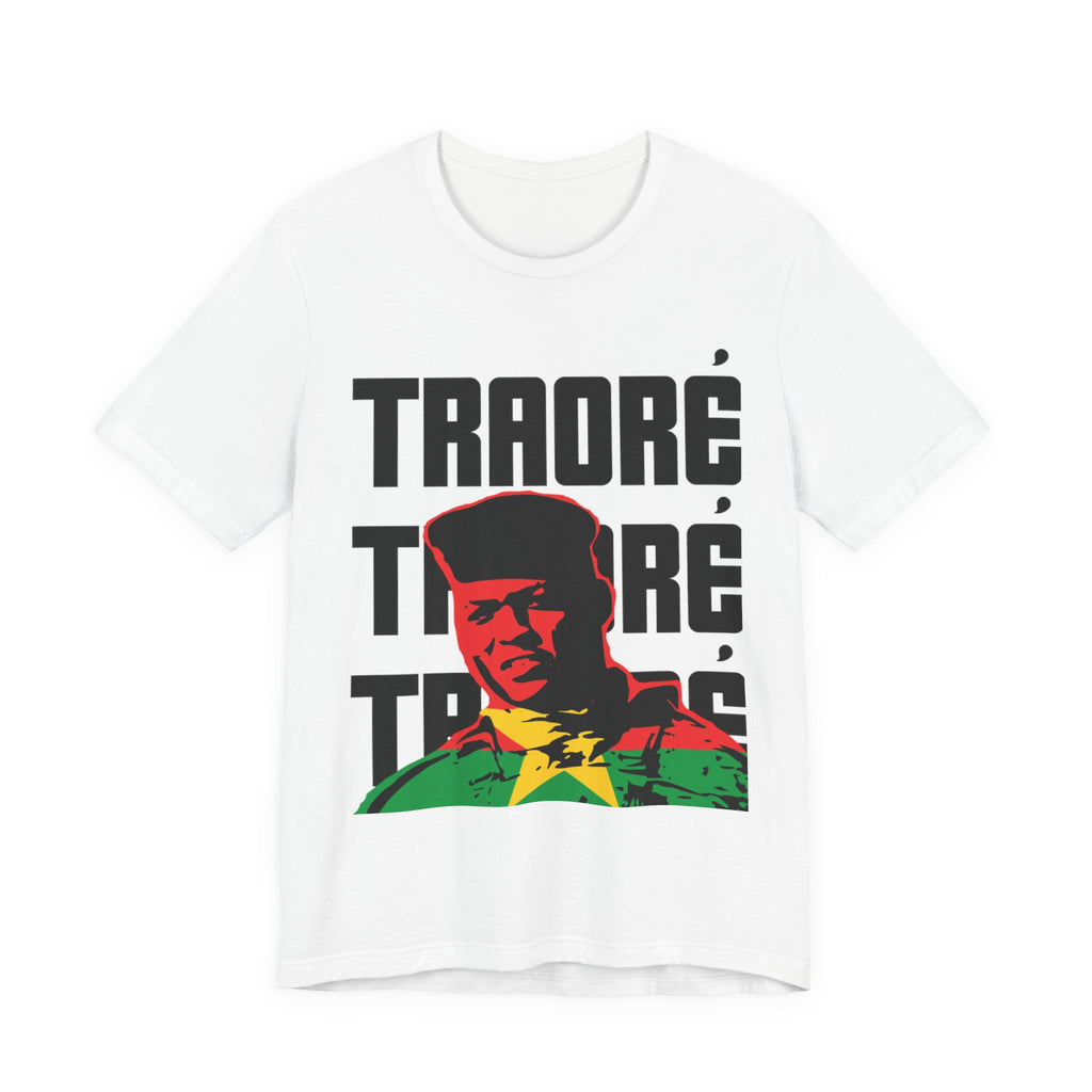 Ibrahim Traore/Burkina Faso Flag T-shirt Fashion Tee