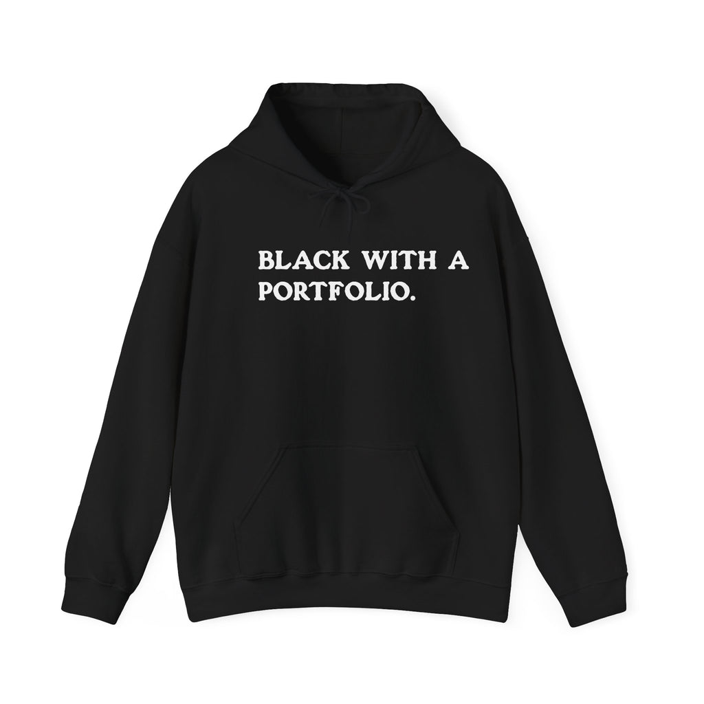 BLACK WITH A PORTFOLIO Hoodie