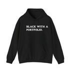 BLACK WITH A PORTFOLIO Hoodie
