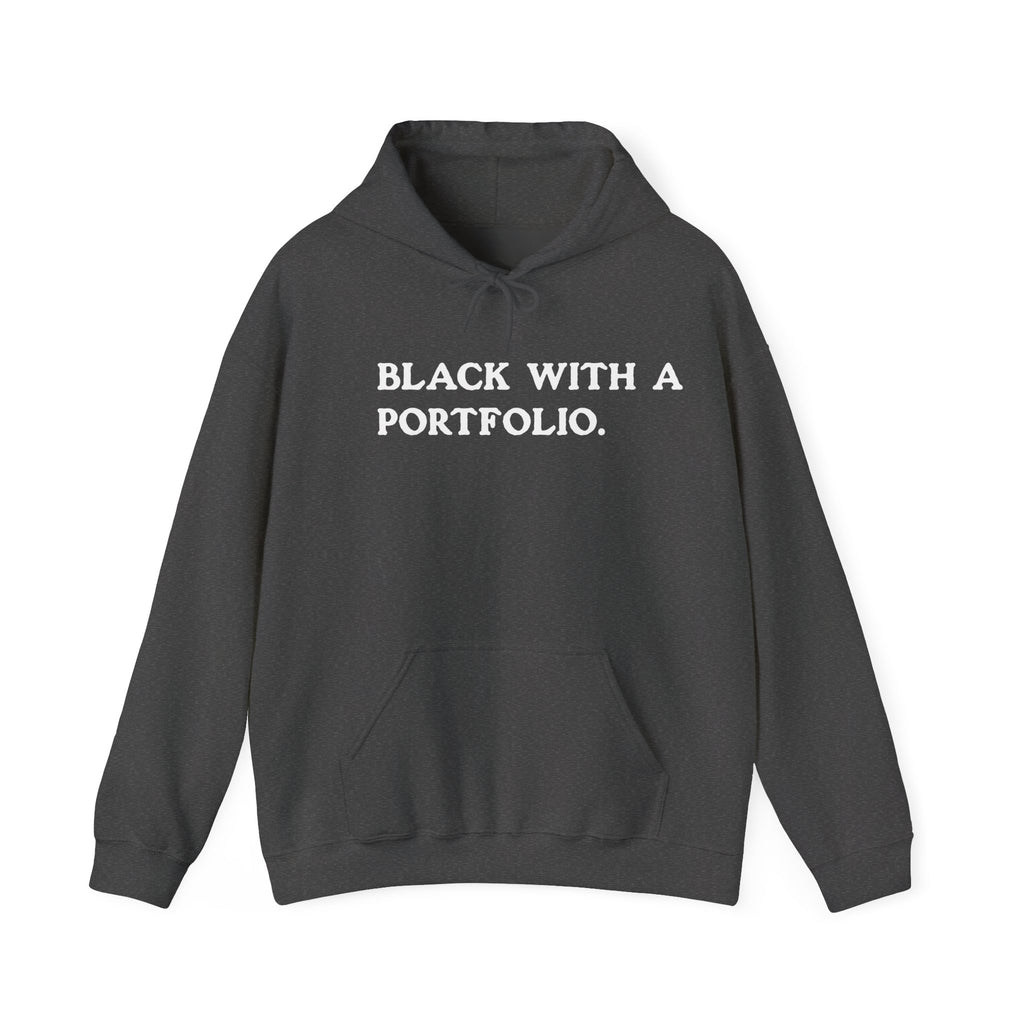 BLACK WITH A PORTFOLIO Hoodie