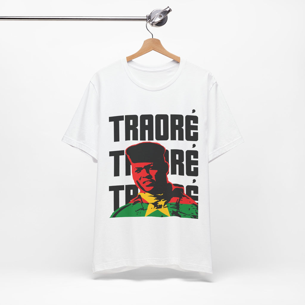 Ibrahim Traore/Burkina Faso Flag T-shirt Fashion Tee