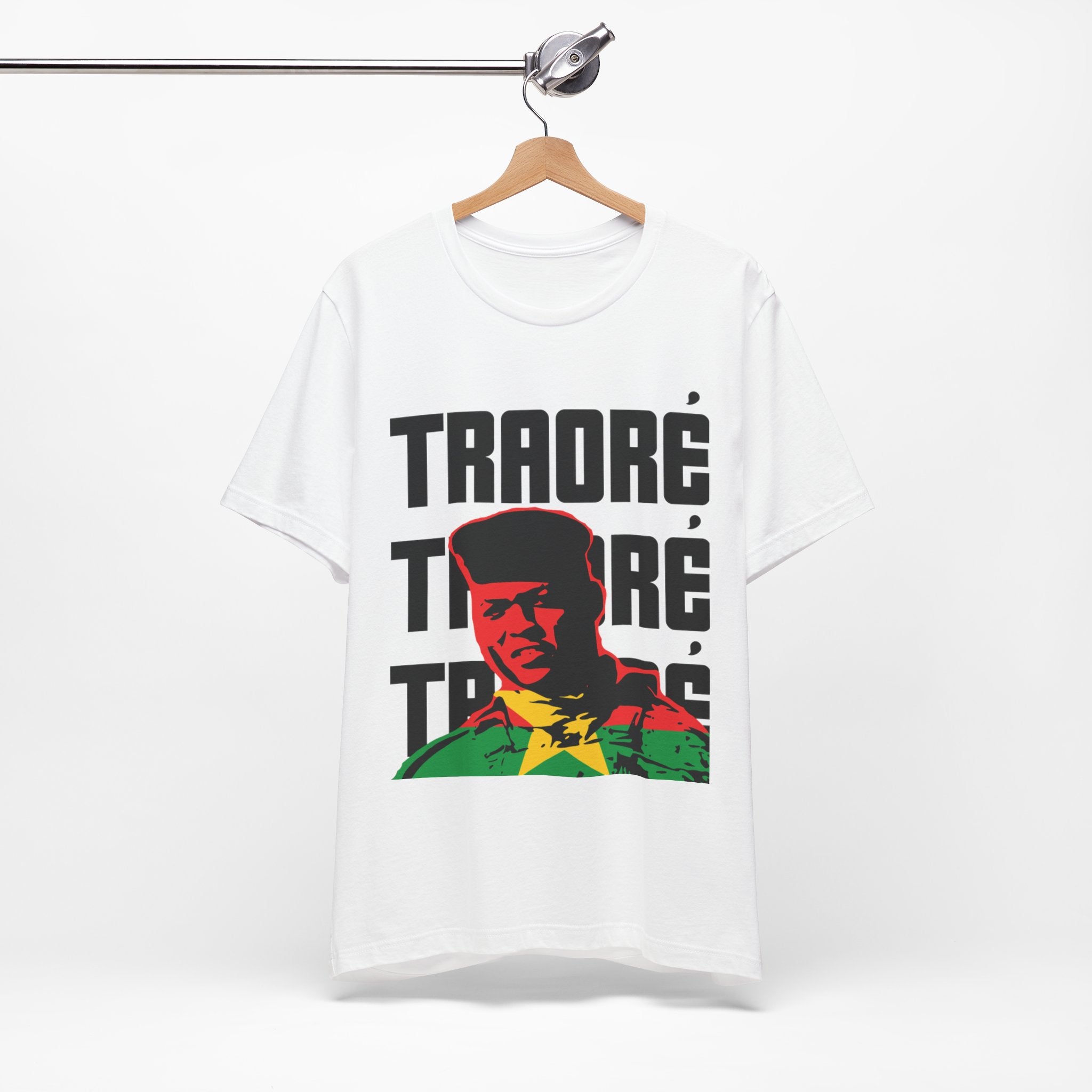 Ibrahim Traore/Burkina Faso Flag T-shirt Fashion Tee
