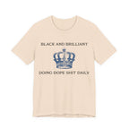 BLACK AND BRILLIANT T-shirt