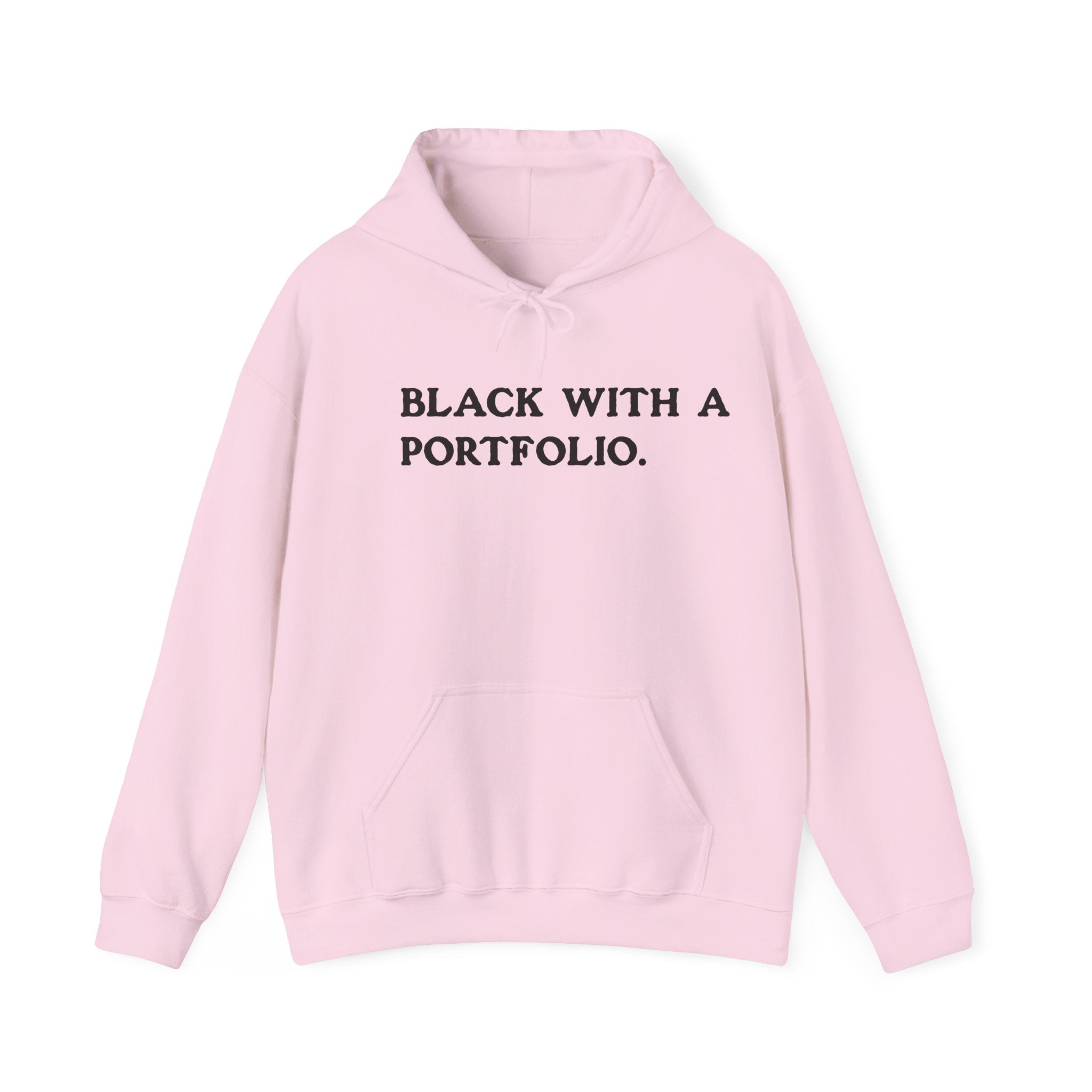 BLACK WITH A PORTFOLIO Hoodie