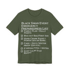 Black Swan Event Emergency Preparedness T-shirt
