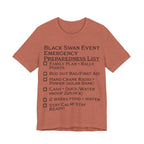 Black Swan Event Emergency Preparedness T-shirt