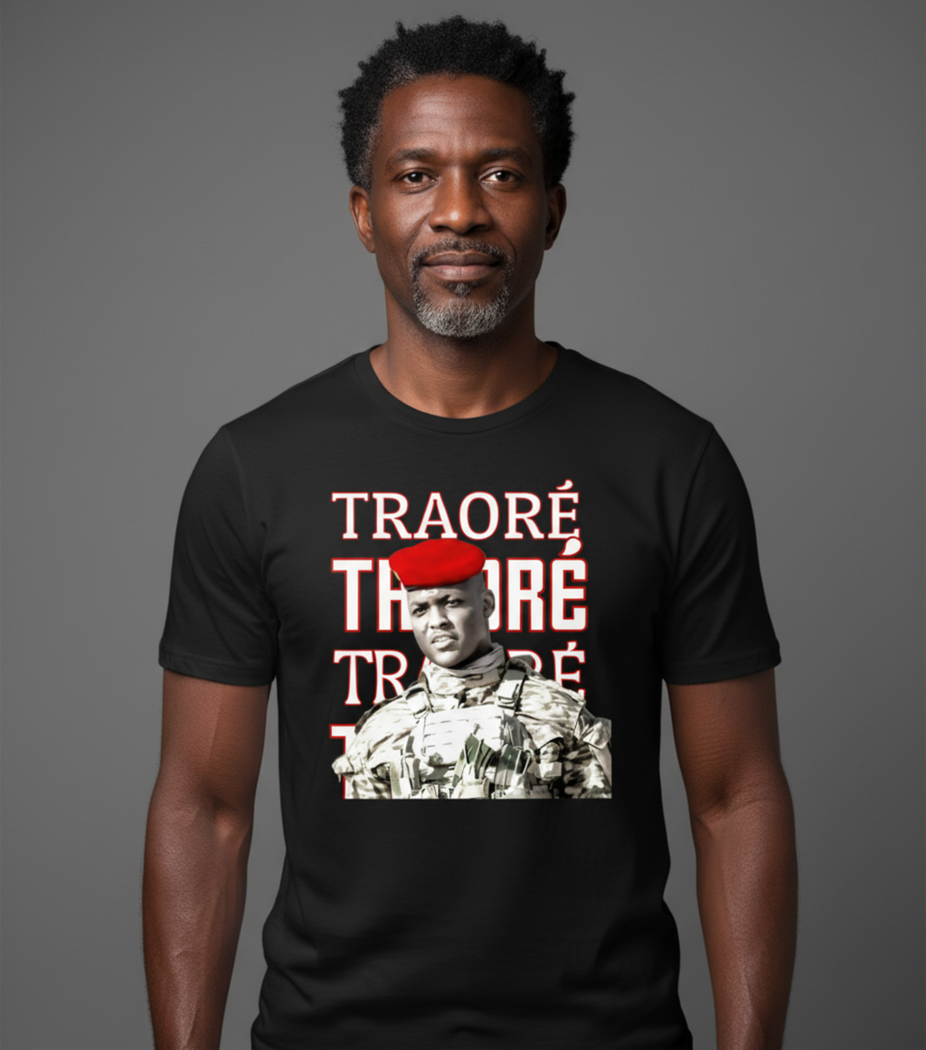 Ibrahim Traore T-shirt Burkina Faso Fashion Tee