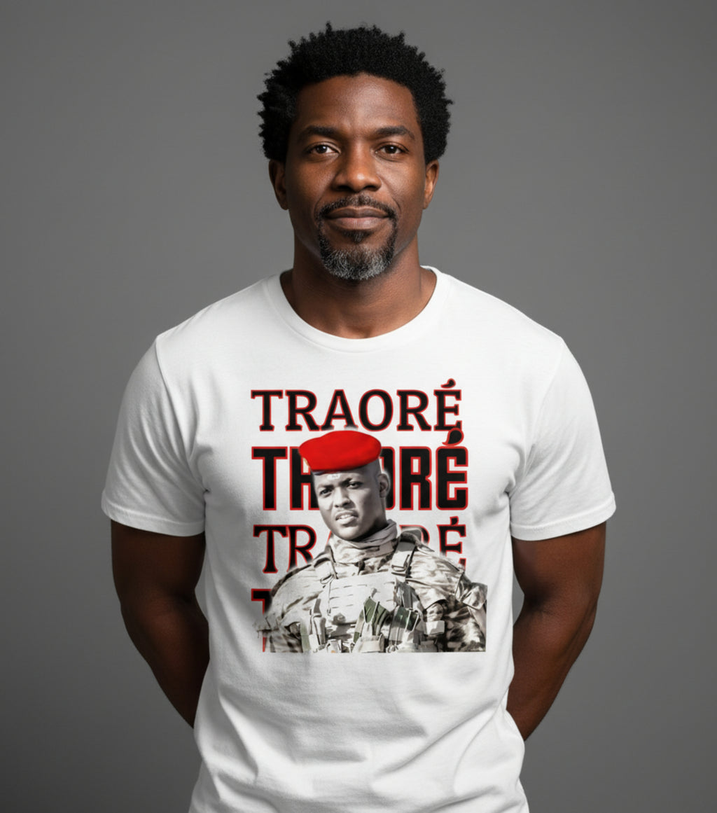 Ibrahim Traore T-shirt Burkina Faso Fashion Tee