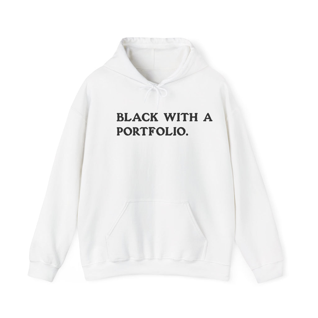 BLACK WITH A PORTFOLIO Hoodie