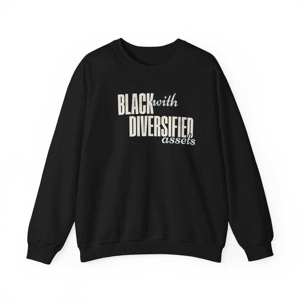 BLACK WITH DIVERSIFIED ASSETS Sweatshirt