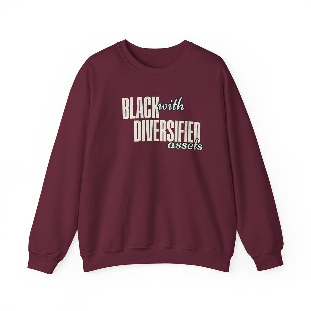 BLACK WITH DIVERSIFIED ASSETS Sweatshirt