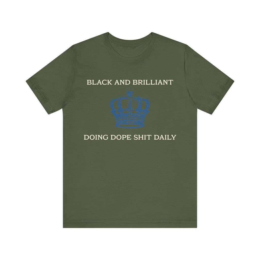 BLACK AND BRILLIANT T-shirt