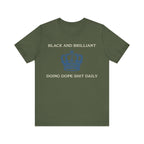 BLACK AND BRILLIANT T-shirt