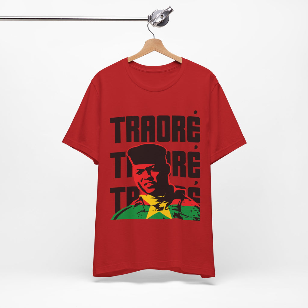 Ibrahim Traore/Burkina Faso Flag T-shirt Fashion Tee