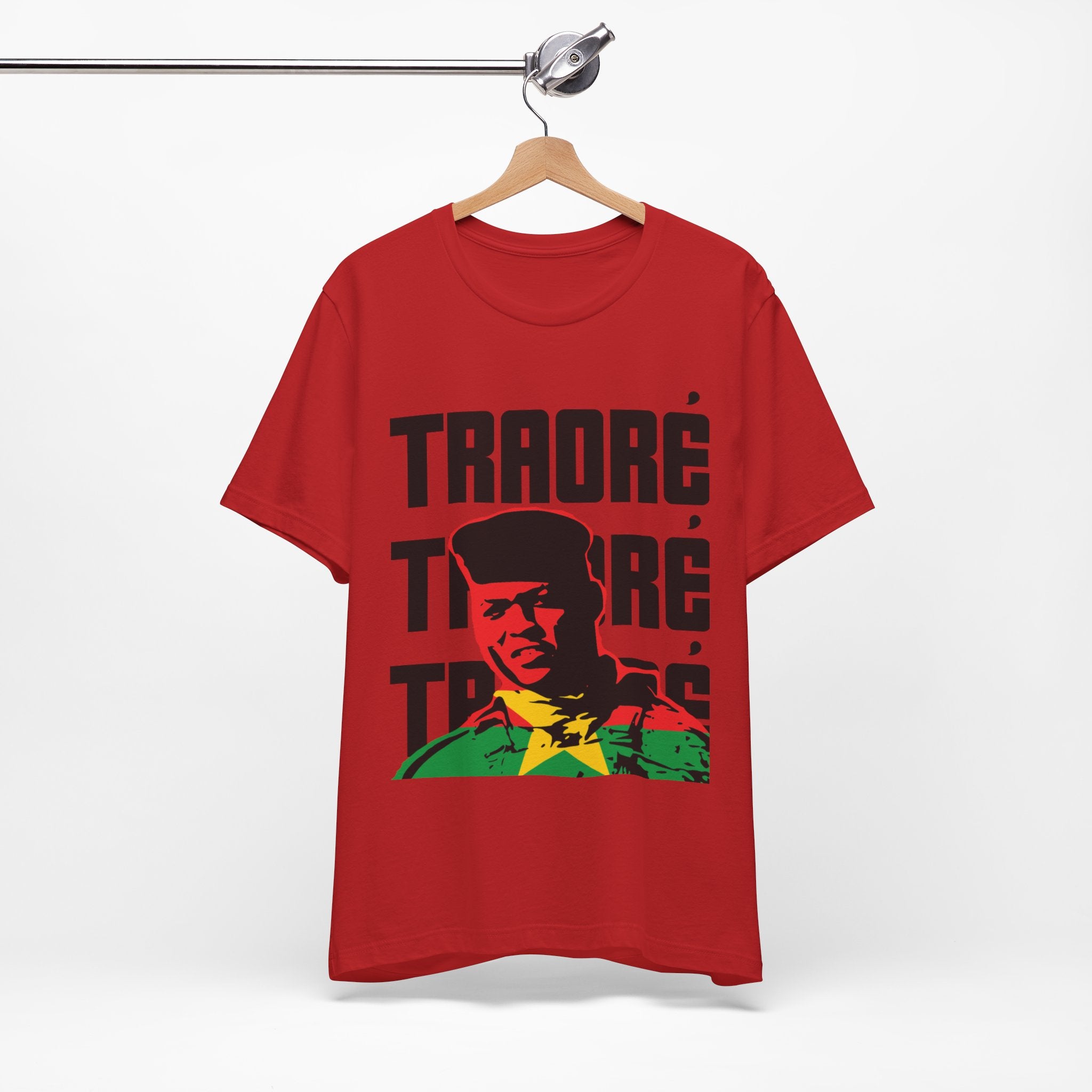 Ibrahim Traore/Burkina Faso Flag T-shirt Fashion Tee