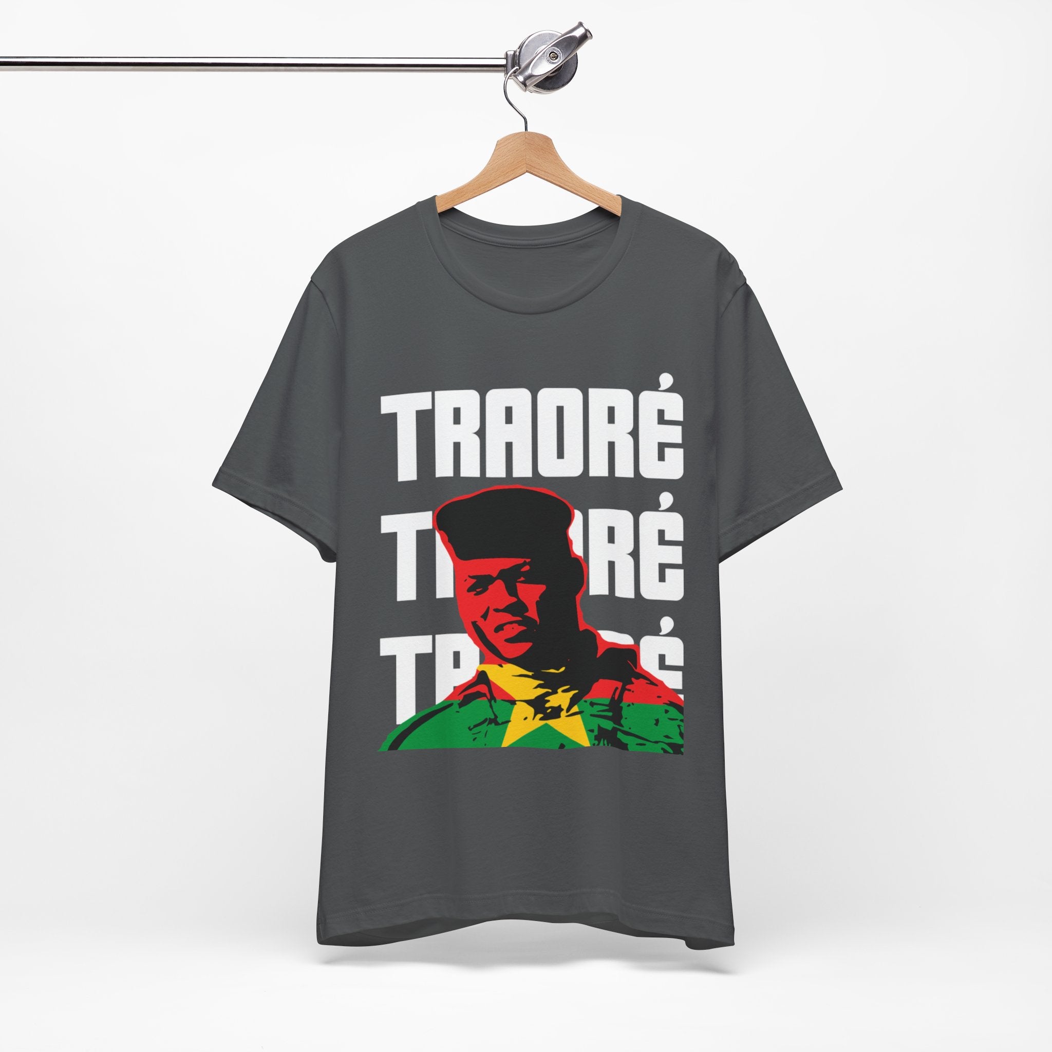 Ibrahim Traore/Burkina Faso Flag T-shirt Fashion Tee