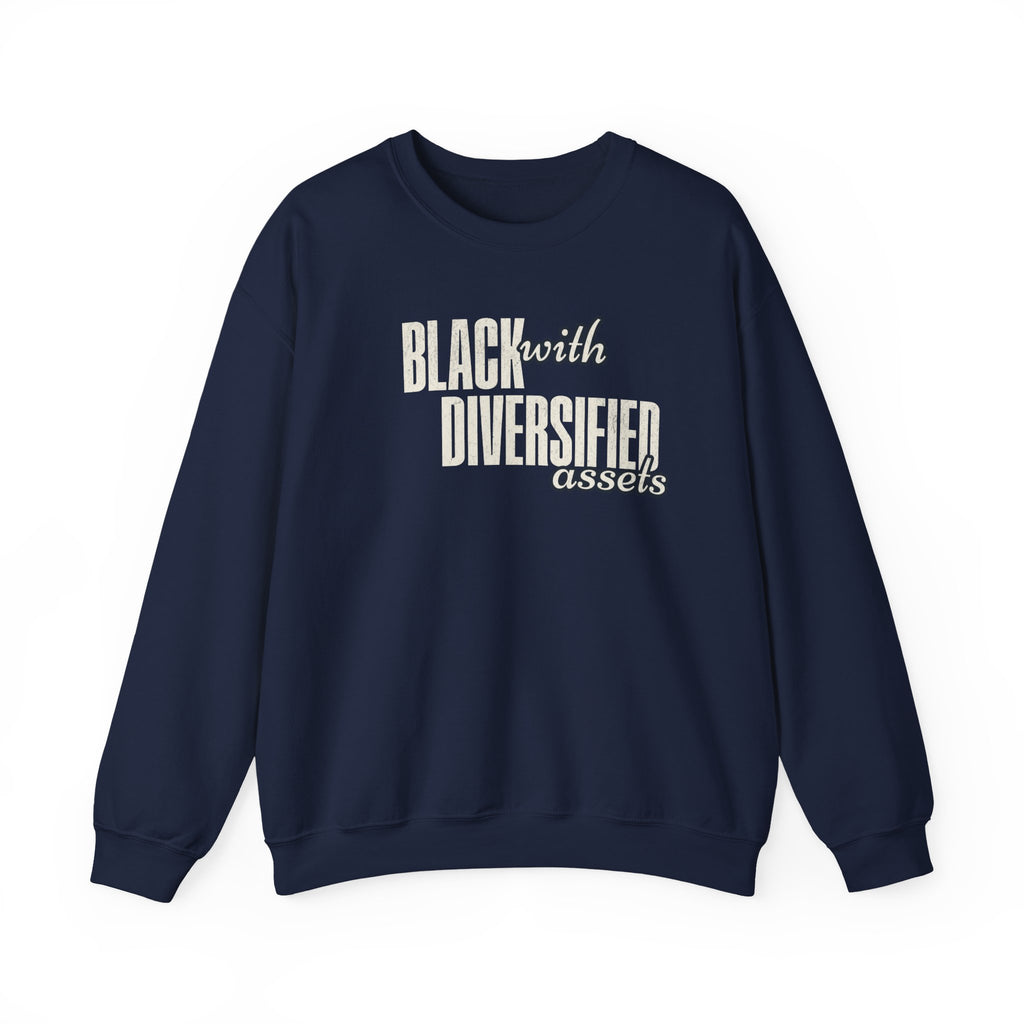 BLACK WITH DIVERSIFIED ASSETS Sweatshirt