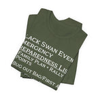 Black Swan Event Emergency Preparedness T-shirt