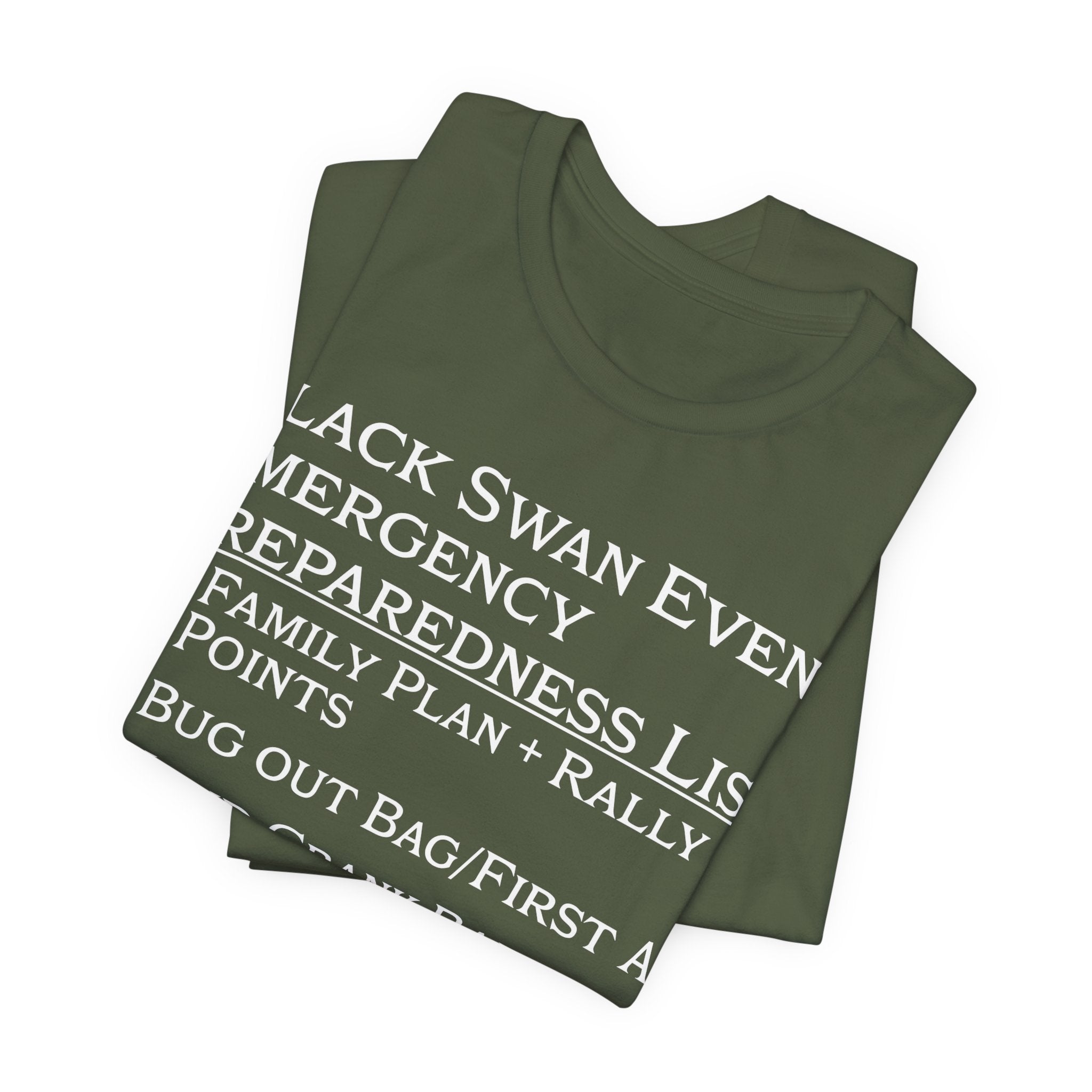 Black Swan Event Emergency Preparedness T-shirt