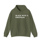 BLACK WITH A PORTFOLIO Hoodie