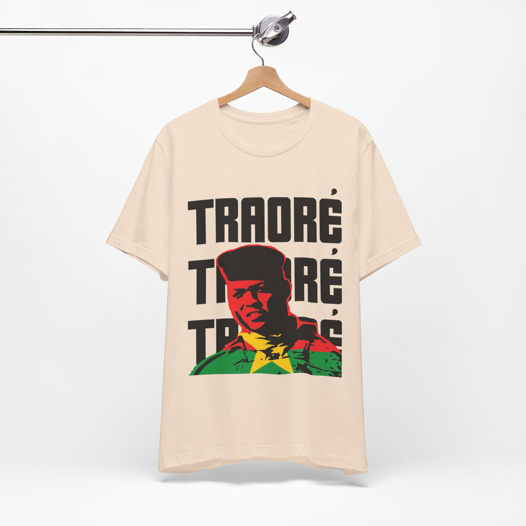 Ibrahim Traore/Burkina Faso Flag T-shirt Fashion Tee