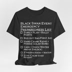 Black Swan Event Emergency Preparedness T-shirt