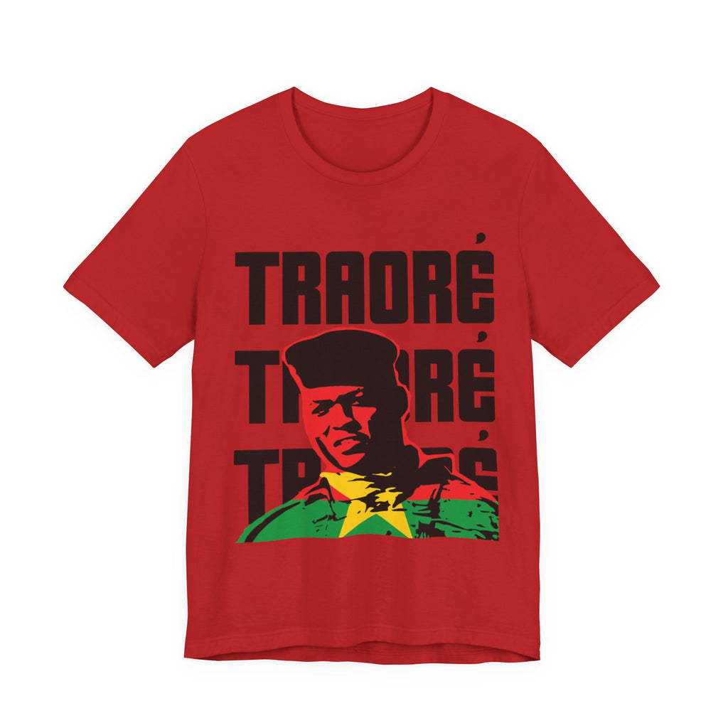 Ibrahim Traore/Burkina Faso Flag T-shirt Fashion Tee