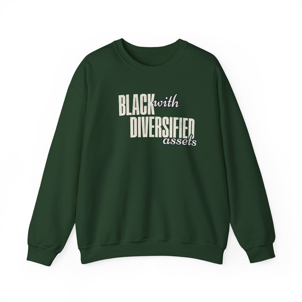 BLACK WITH DIVERSIFIED ASSETS Sweatshirt