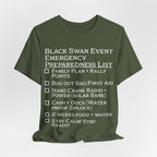 Black Swan Event Emergency Preparedness T-shirt