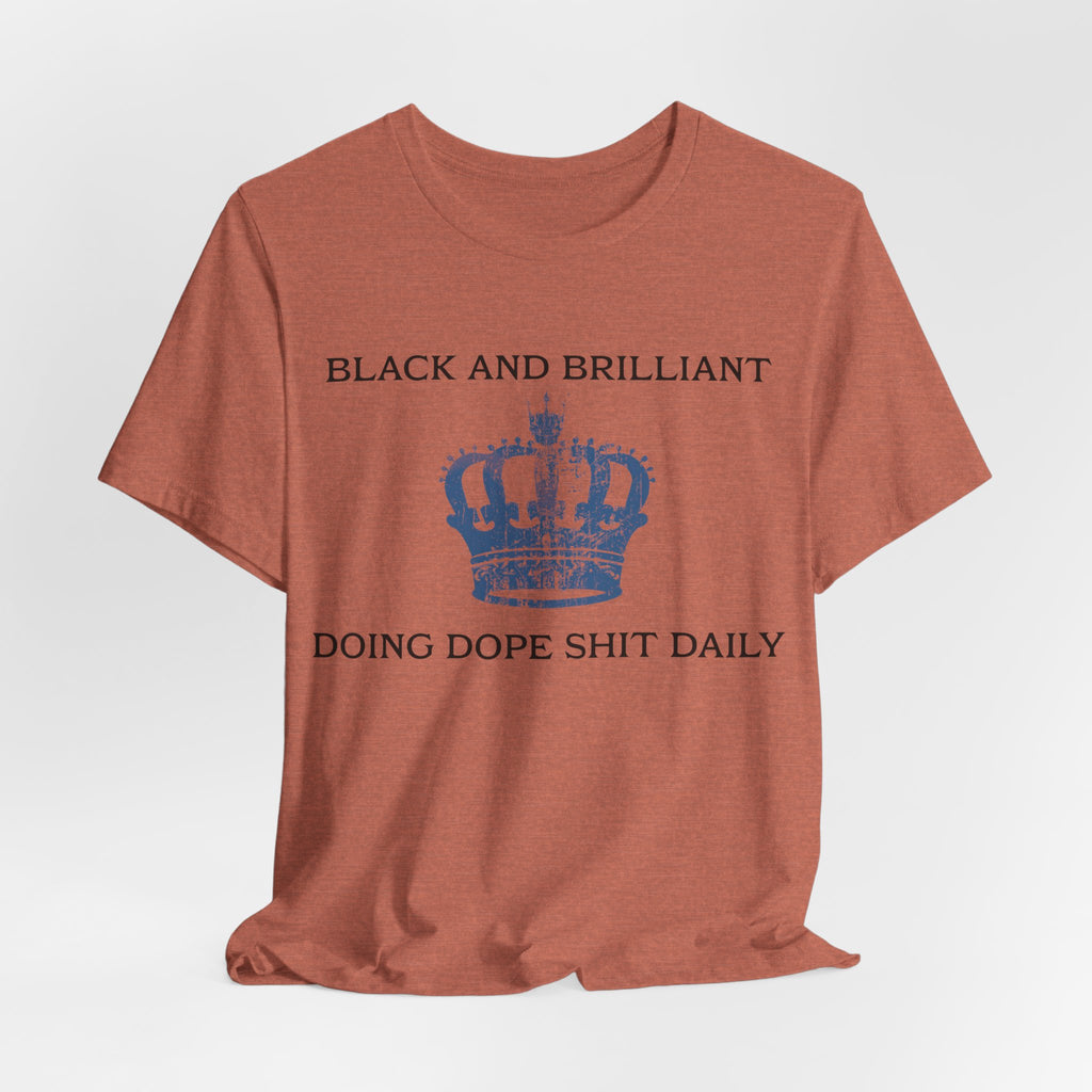 BLACK AND BRILLIANT T-shirt