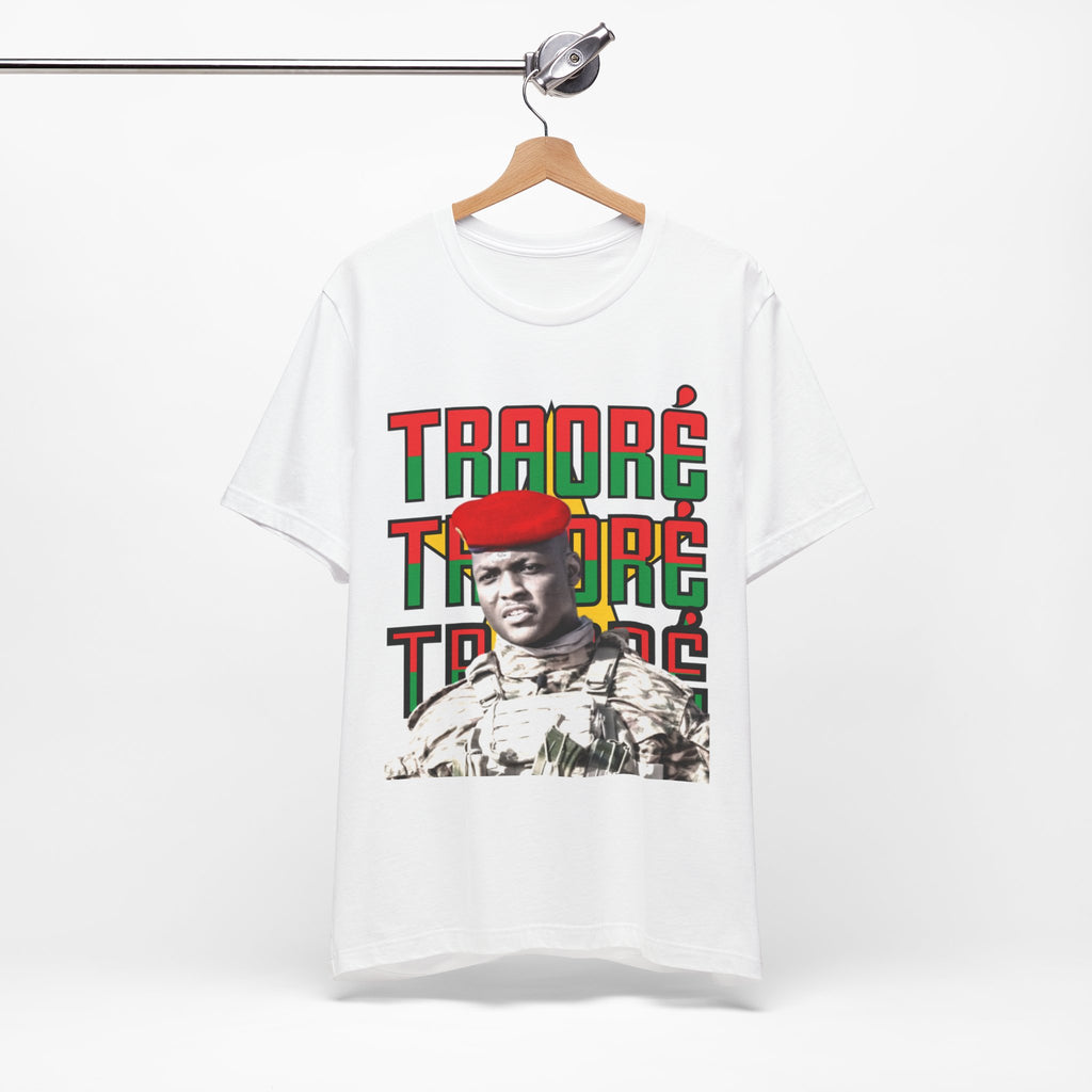 Captain Traore T-shirt: Burkina Faso Flag Pride Fashion Tee