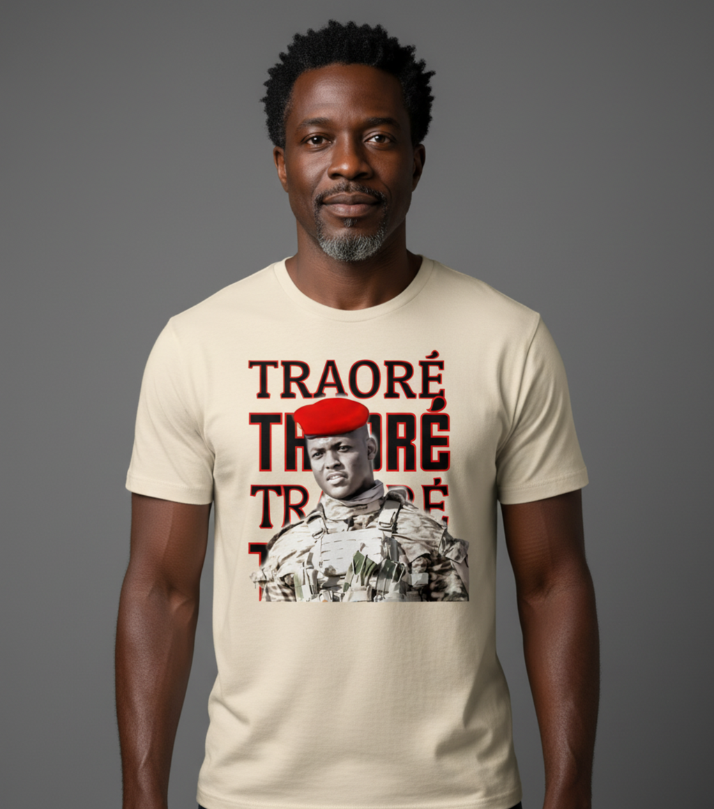 Ibrahim Traore T-shirt Burkina Faso Fashion Tee